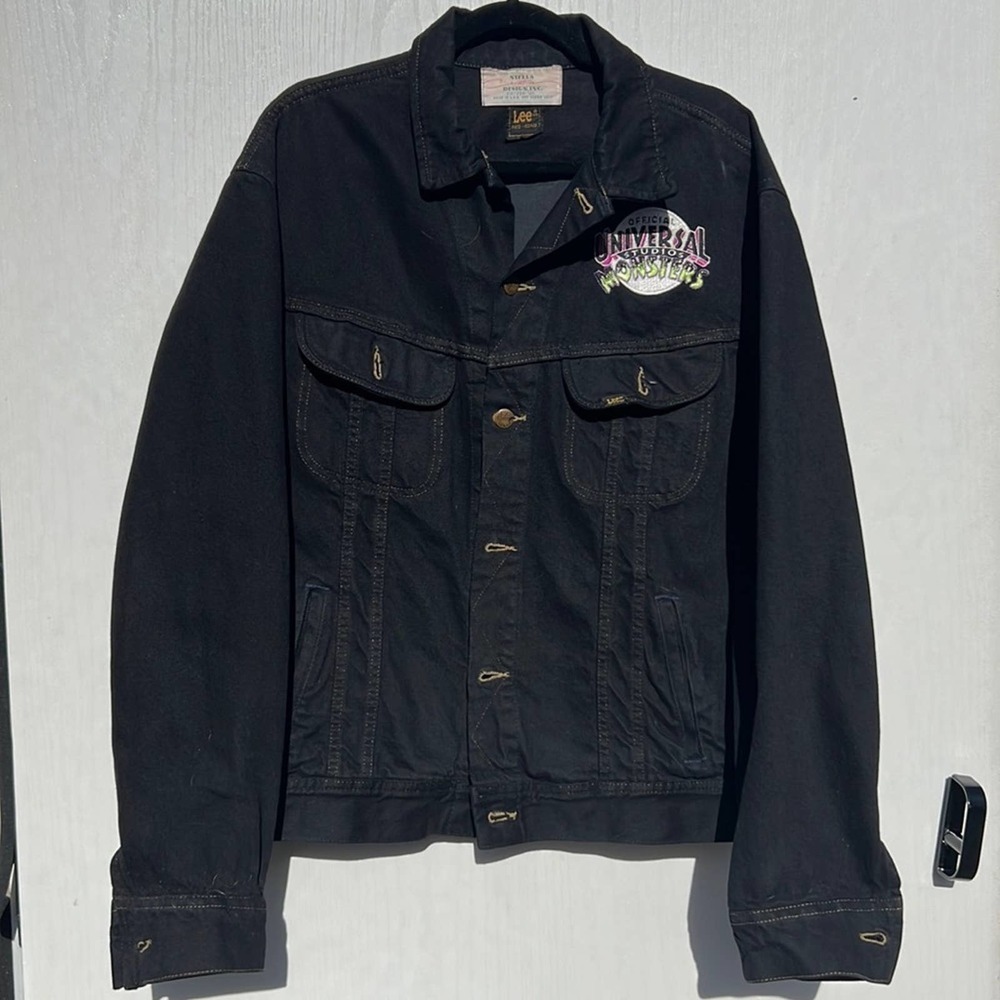 Universal Studios Monsters Vintage Embroidered Jean Jacket